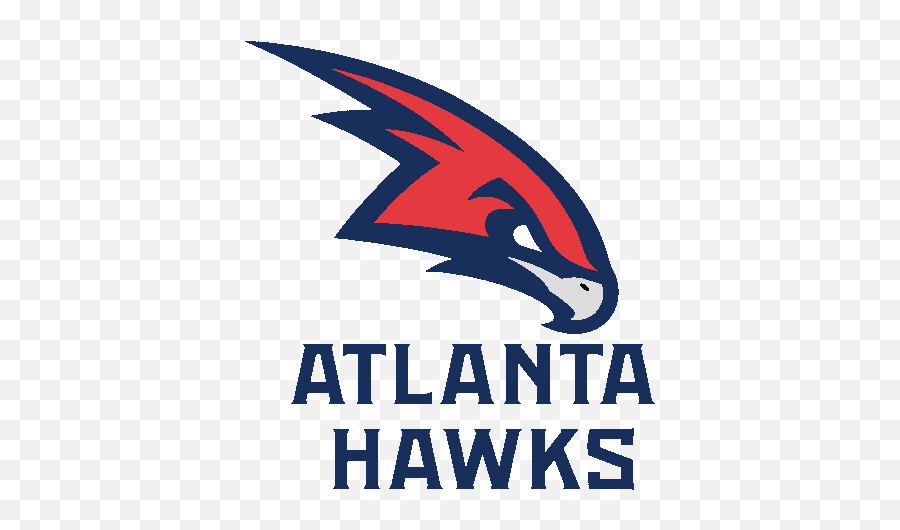 Download Atlhawkslogo - Atlanta Hawks Nba Logo Full Size Atlanta Hawks Emoji,Nba Logo