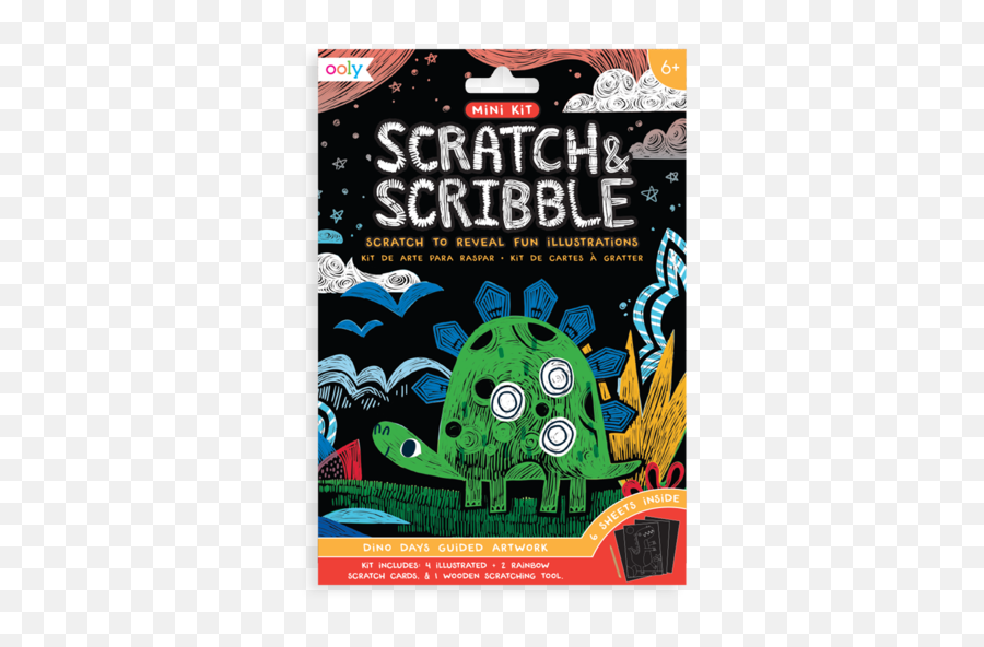 Ooly Scratch And Scribble Dino Musejar Emoji,Scribble Png