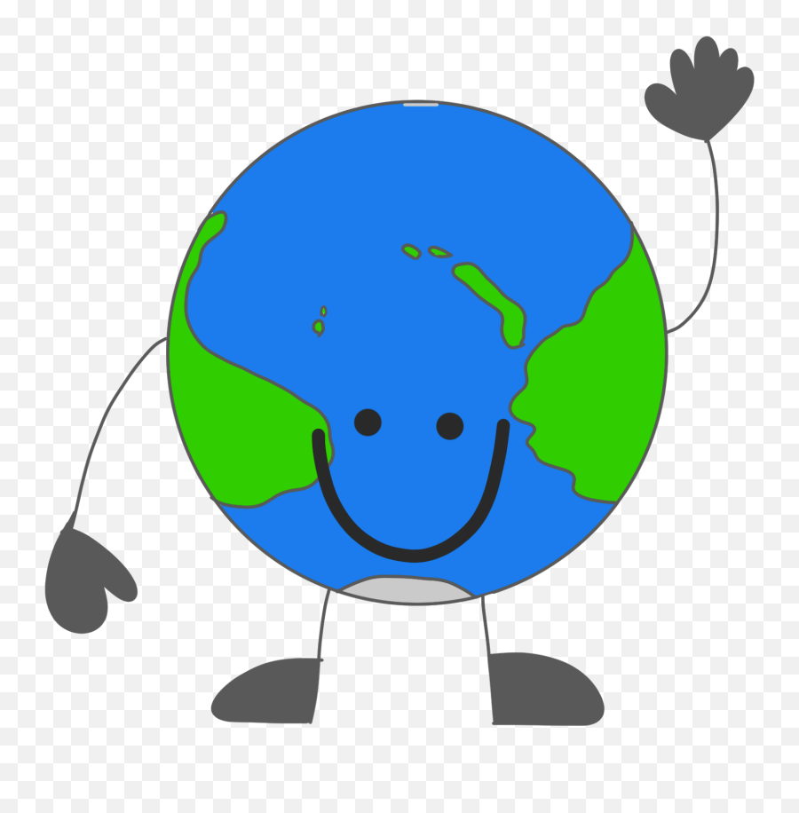 Smiling Earth Transparent Background - Cartoon Transparent Background Earth Emoji,World Clipart