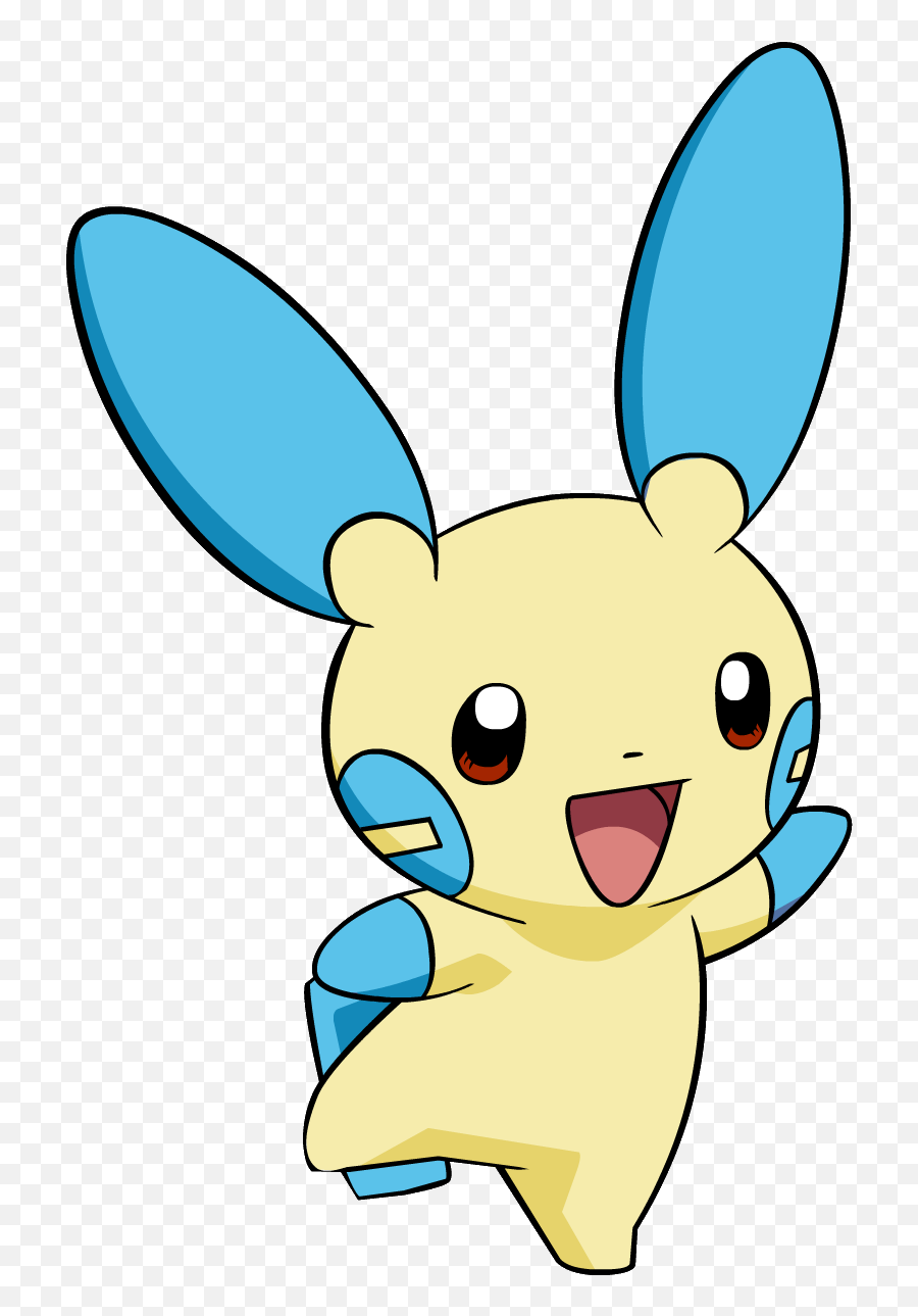 Minun Pokemon Transparent Png - Minun Pokemon Png Emoji,Pokemon Png