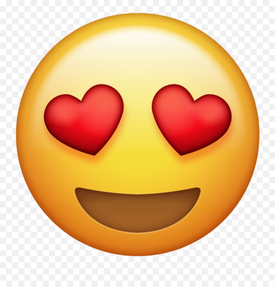 Heart Eyes Emoji Download Iphone Emojis Emoji Island - Love Heart Eyes Emoji Transparent,Iphone Png
