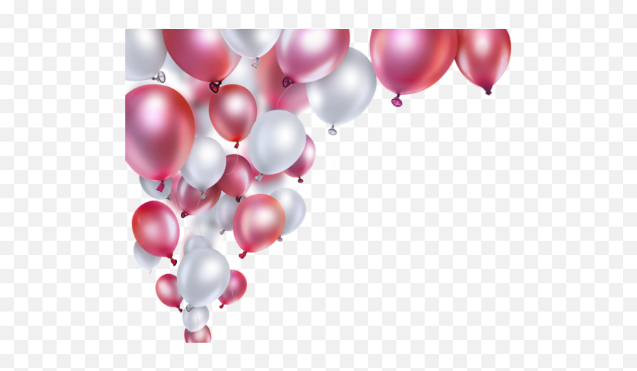 Balloon Png Happy Birthday Balloons Png - Transparent Background Pink Balloons Clipart Emoji,Pink Balloons Png