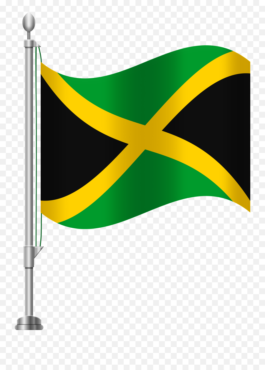 Download Hd Jamaica Flag Png Clip Art - Clip Art Jamaican Flag Clipart Emoji,Web Clipart