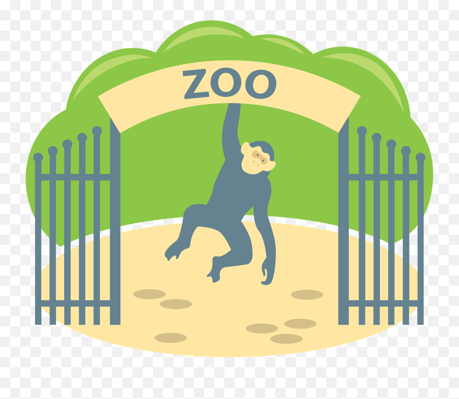 Zoo Clipart - Illustration Emoji,Zoo Clipart