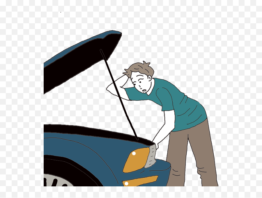 Download Broken Car Png Cartoon Clipart Car - Broken Race Broken Car Cartoon Png Emoji,Race Car Clipart