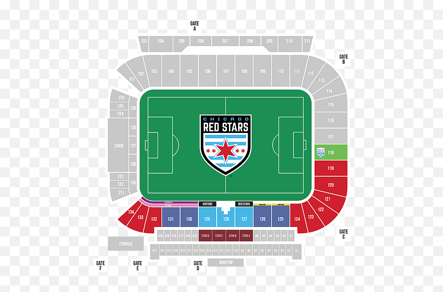 Season Tickets Chicago Red Stars - For American Football Emoji,Red Stars Png