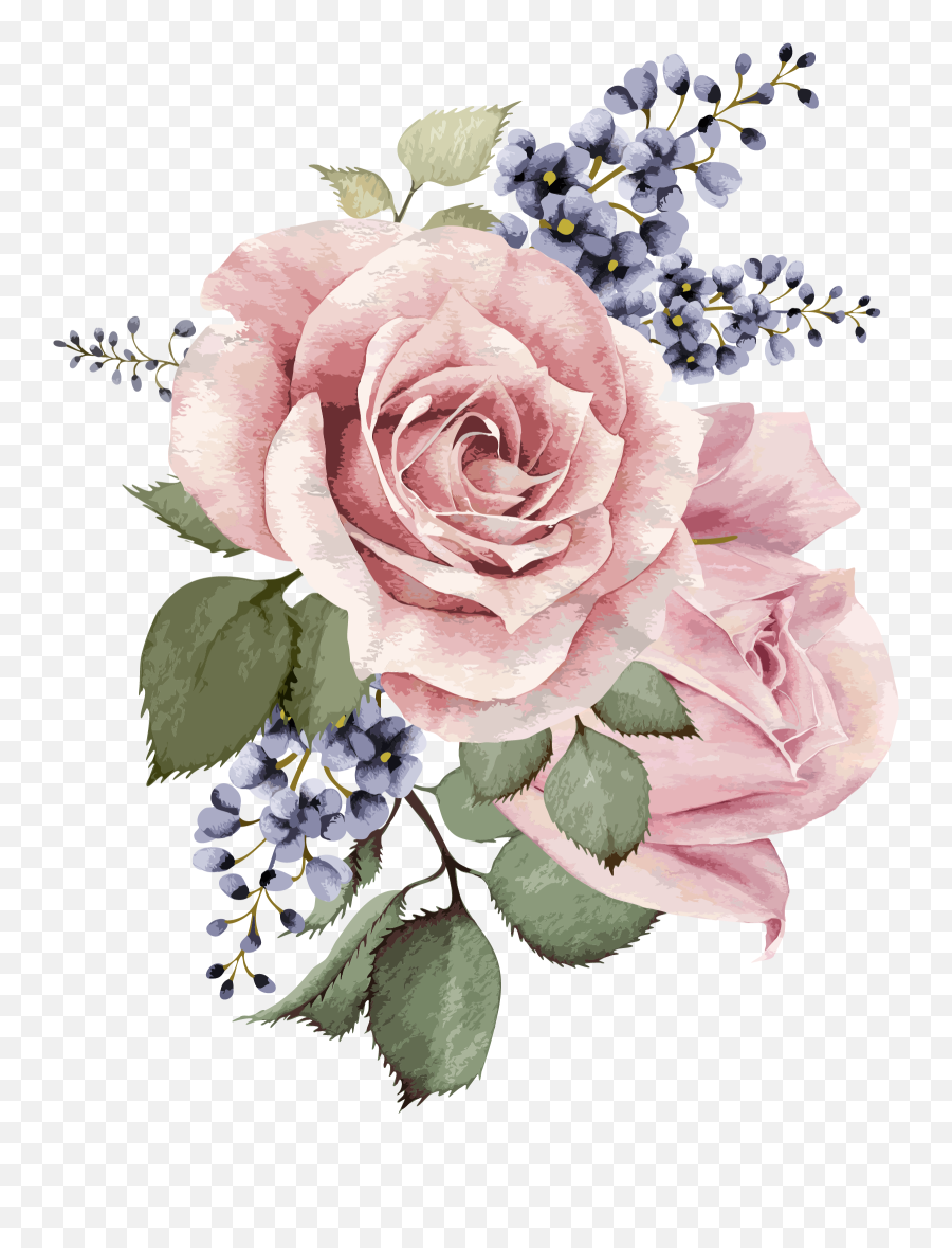 Download Hd Thumbnail - Transparent Background Watercolor Transparent Background Pretty Flowers Png Emoji,Flowers Png