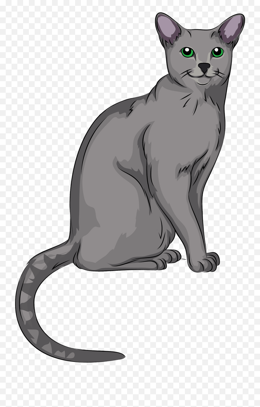 Russian Blue Cat Clipart Emoji,Grumpy Cat Clipart