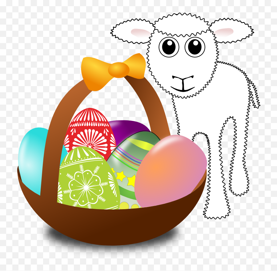 Cartoon Lamb Pictures - Clipartsco Card From The Easter Bunny Emoji,Lamb Clipart