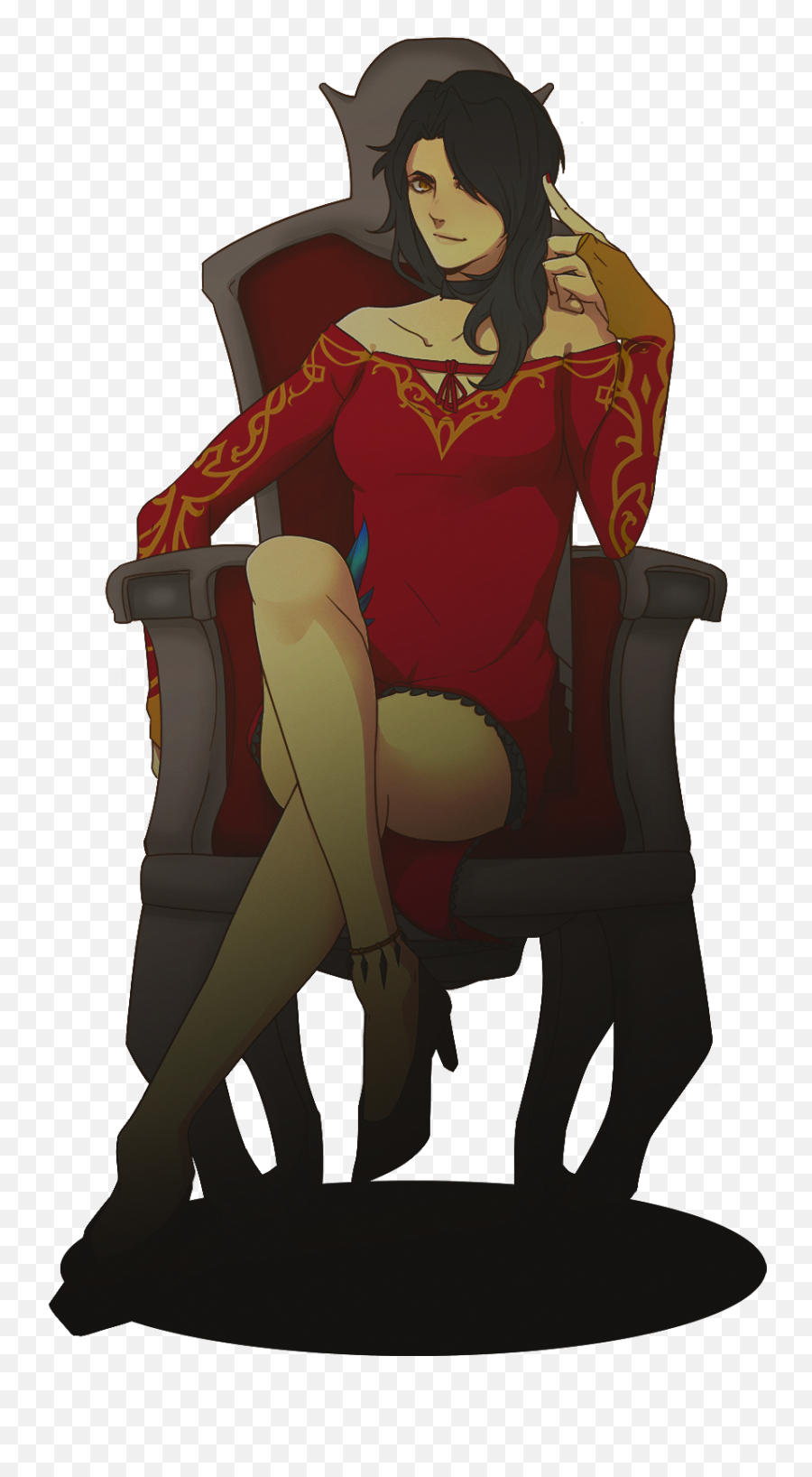 The Nefarious Queen Upon Her Throne Cinderdidnothingwrong Emoji,Throne Transparent
