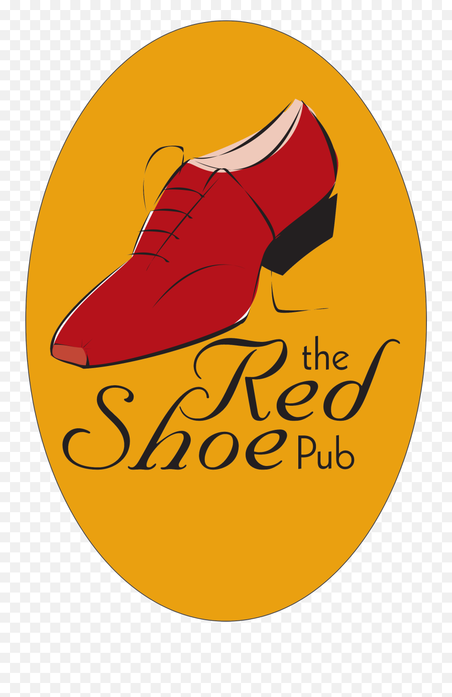 The Red Shoe Emoji,Red And Orange Logo