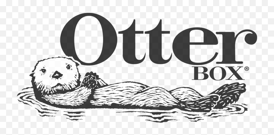 Otter Png - Otter Box Logo Otterbox 565388 Vippng Otterbox Emoji,Supreme Box Logo Tee