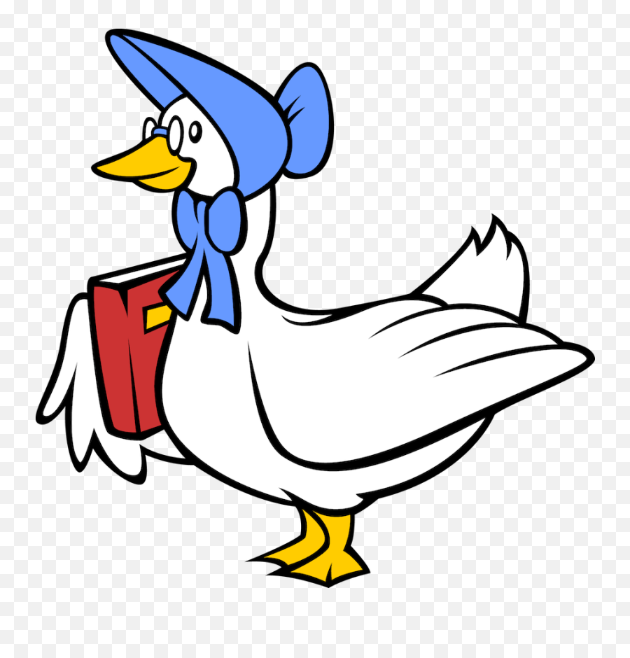 Clip Art Mother Goose - Cute Mother Goose Clipart Emoji,Goose Clipart