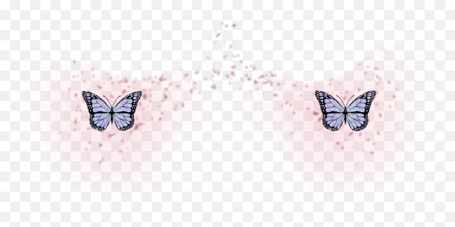 The Most Edited - Transparent Snapchat Filters Butterfly Emoji,Freckles Png