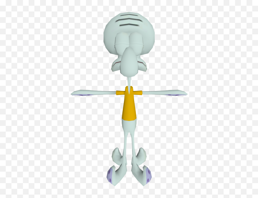 Wii - Spongebobu0027s Atlantis Squarepantis Squidward Model Resource Squidward Emoji,Squidward Png