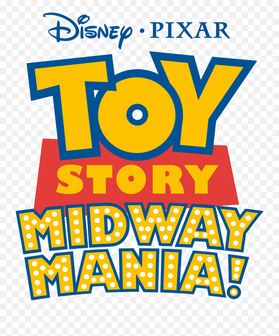 Toy Story - Disney Toy Story Mania Logo Emoji,Pixar Logo
