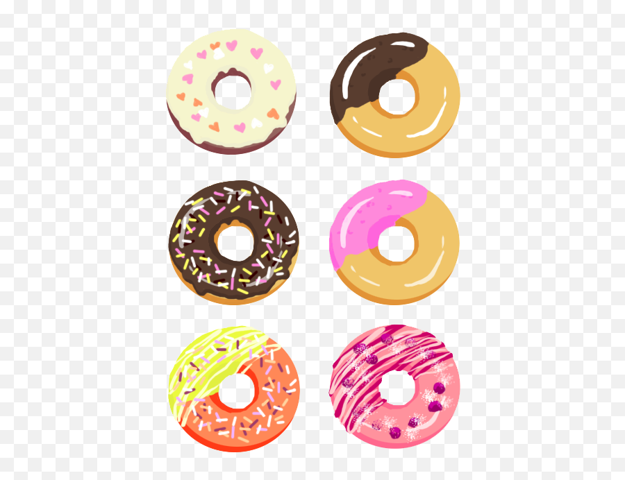 Download Donuts Clipart Watercolor - Donut Illustration Donut Drawing Emoji,Donut Clipart