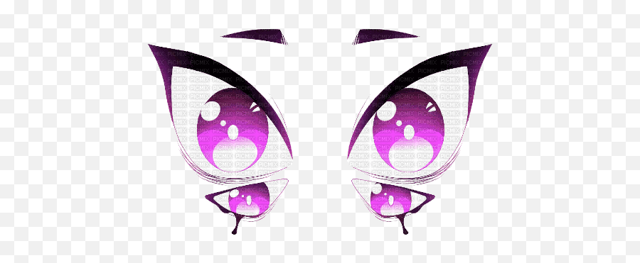 Anime Eyes Gif Yeux - Picmix Emoji,Anime Eyes Transparent