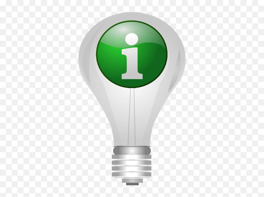 Light Bulb Info Clip Art 121000 Free Svg Download 4 Vector - Info Clipart Emoji,Lightbulb Clipart