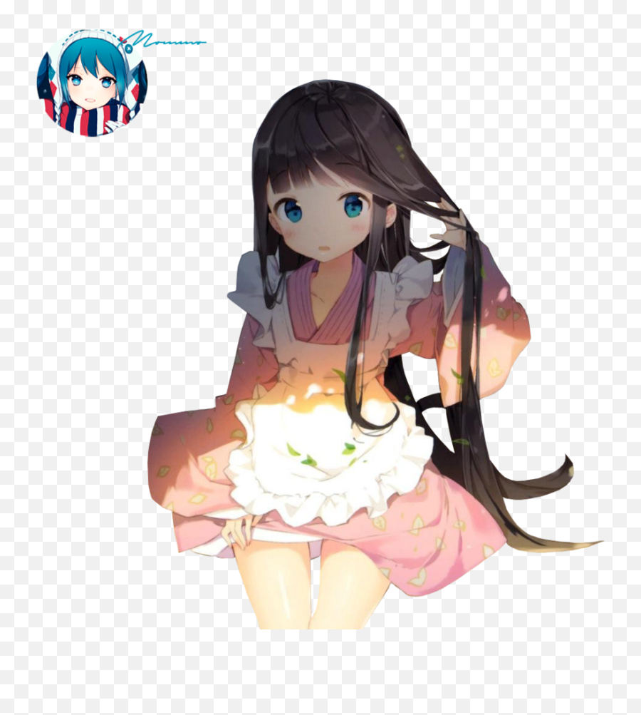 Anime Clipart Rendered - Girl Transparent Png Anime Emoji,Anime Clipart