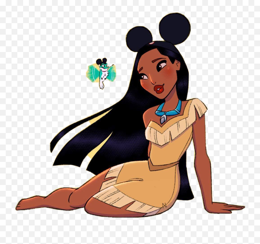 The Walt Disney Company Png Download - Pocahontas With Mickey Ears Emoji,Pocahontas Png