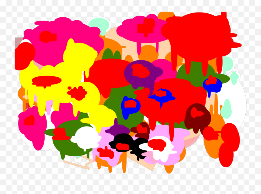 Paint Splatter Art Png Svg Clip Art - Dot Emoji,Paint Splatter Clipart
