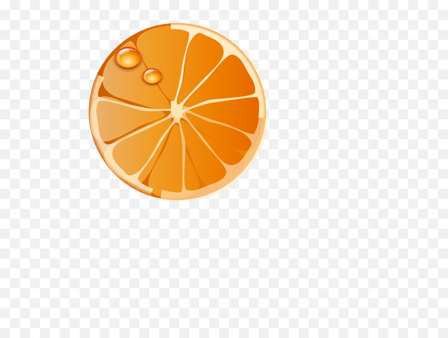 Orange Slice Clip Art At Clkercom - Vector Clip Art Online Orange Emoji,Orange Slice Png