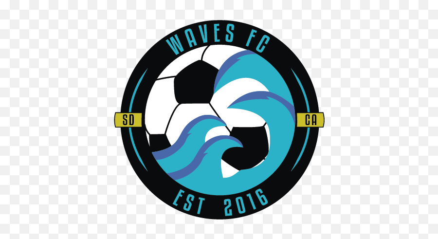 Waves Fútbol Club - Sd Waves Emoji,Waves Logo