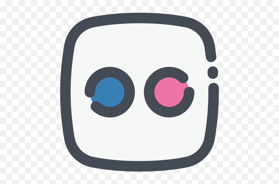 Social Media Logo Flickr Free Icon Of Social Media - Cockfosters Tube Station Emoji,Flickr Logo
