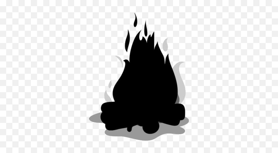 Transparent Bonfire Clip Art Pngimagespics - Language Emoji,Bonfire Clipart Black And White