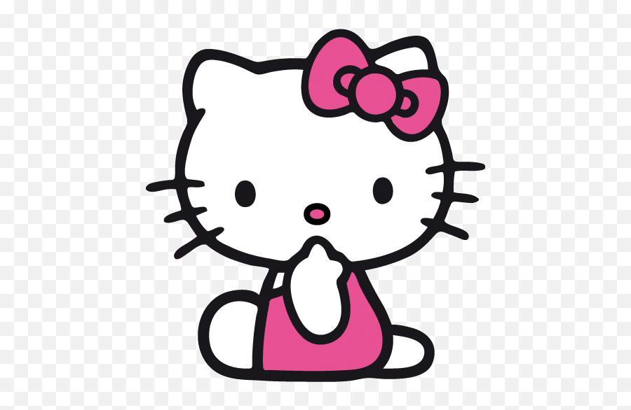 Hello Kitty Sideview Transparent Png - Sticker Hello Kitty Emoji,Hello Kitty Png