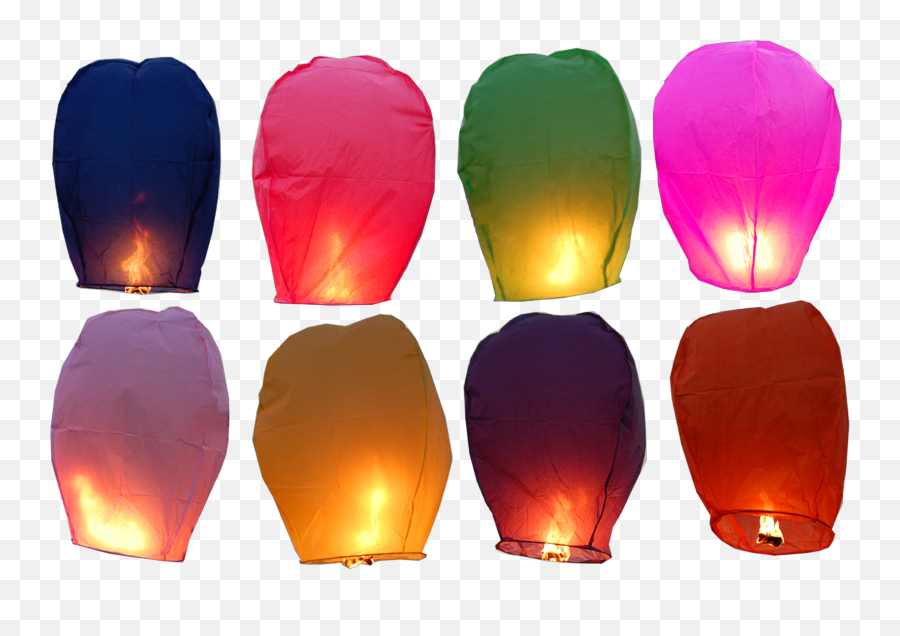 Sky Lantern Png - Colorful Floating Lanterns Png Emoji,Sky Png