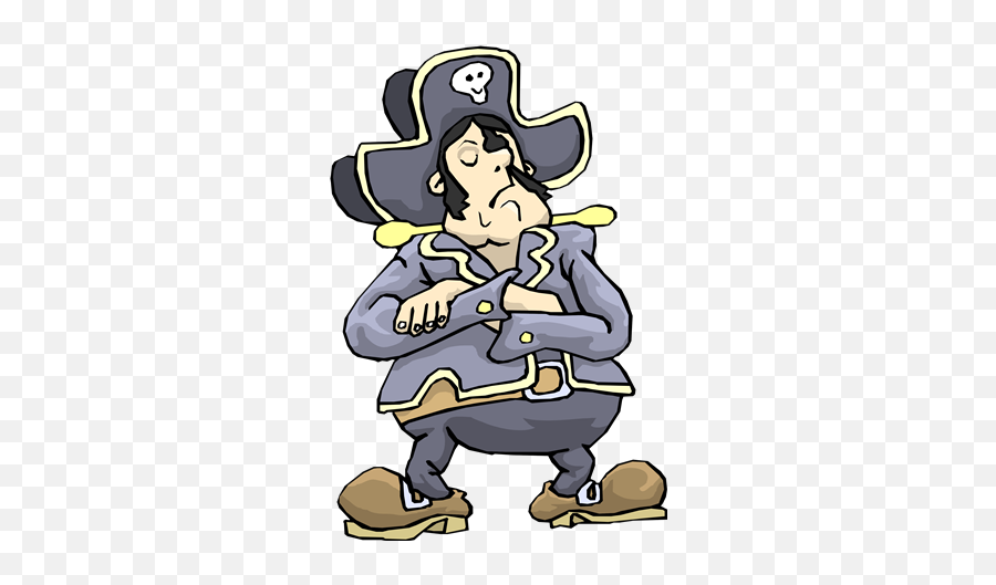 Cartoon - Costume Hat Emoji,Pirate Flag Clipart