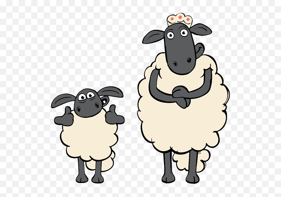 View Full Size Sheep Cartoon Clipart Clip Art - Timmy Shaun Emoji,Baby Lamb Clipart