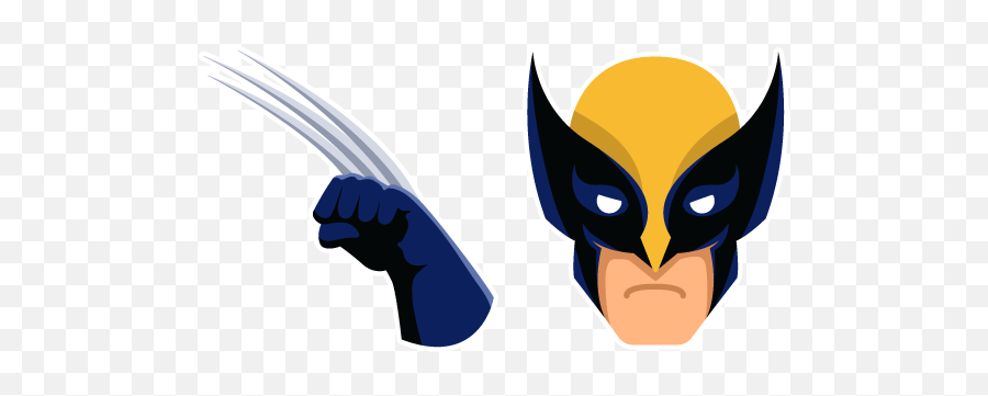 Wolverine Cursor U2013 Custom Cursor Emoji,Walkman Clipart