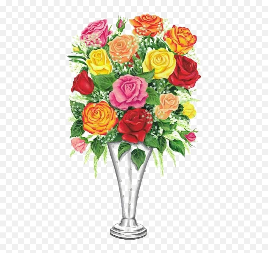 Transparent Flower Vase Clipart - Beautiful Flower Images Emoji,Vase Of Flowers Clipart