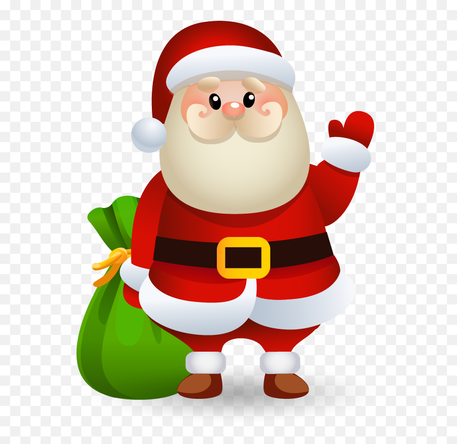 Santa Png Emoji,Santa And Mrs Claus Clipart