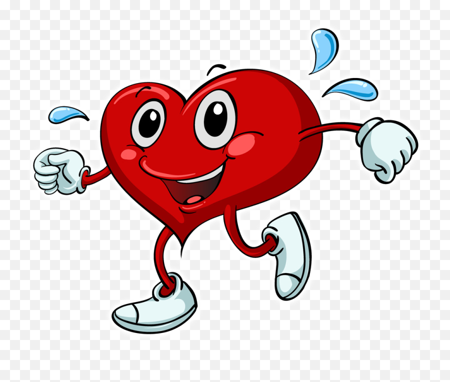 Download Hd Promo Saint - Valentin Healthy Heart Cartoon Png Emoji,Healthy Heart Clipart