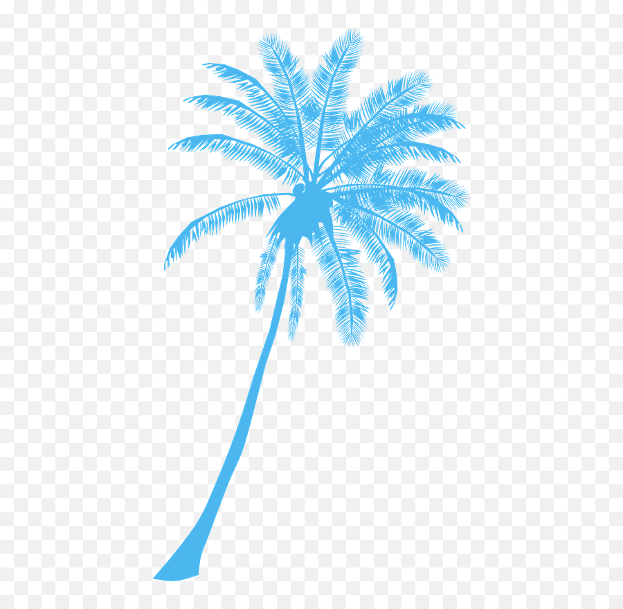 Palm Tree Silhouette - Free Vector Silhouettes Creazilla Emoji,Palm Trees Silhouette Png