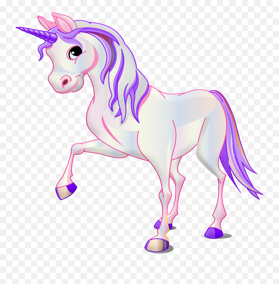 Cartoon Unicorn Clipart - Unicorn Cartoon Emoji,Cartoon Clipart