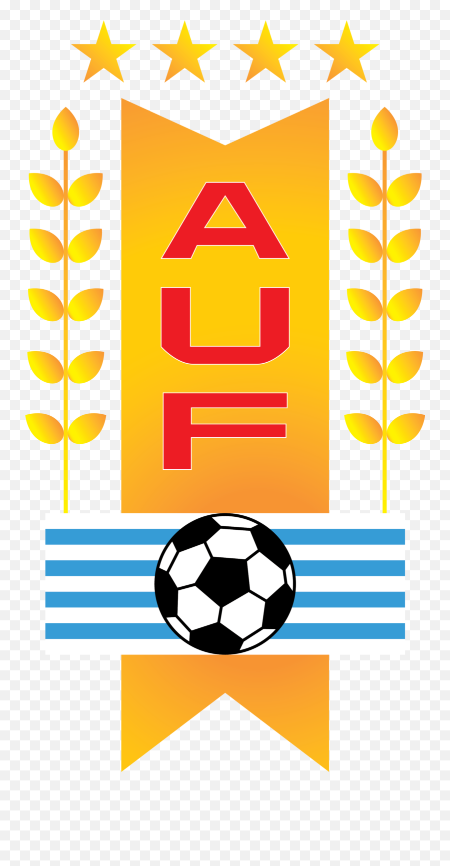 Football Vector Png - Uruguayan Football Association Uruguay Football Federation Emoji,Football Team Logo