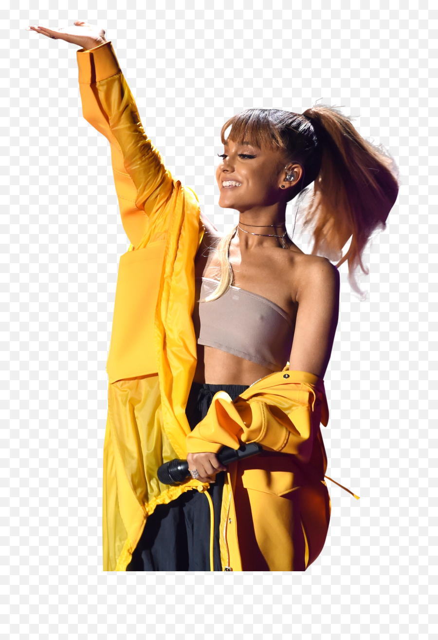 Ariana Grande In Yellow Dress - Ariana Grande Png 2018 Emoji,Ariana Grande Png