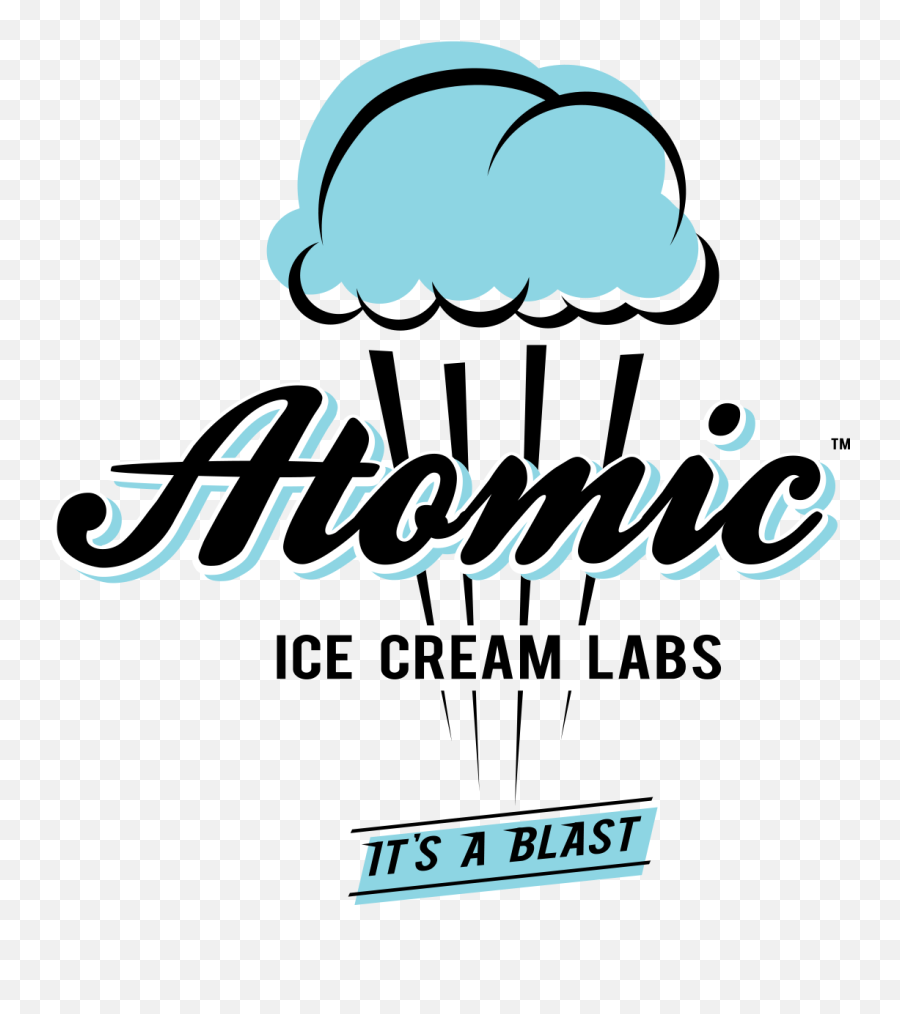 Atomic Ice Cream Labs Evokes A - Language Emoji,Atomic Logo
