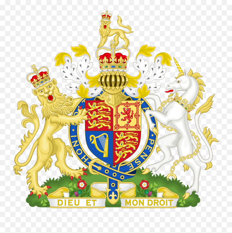 Royal Coat Of Arms Of The United Kingdom - Wikipedia Uk Coat Of Arms Emoji,Gold Crown Logo