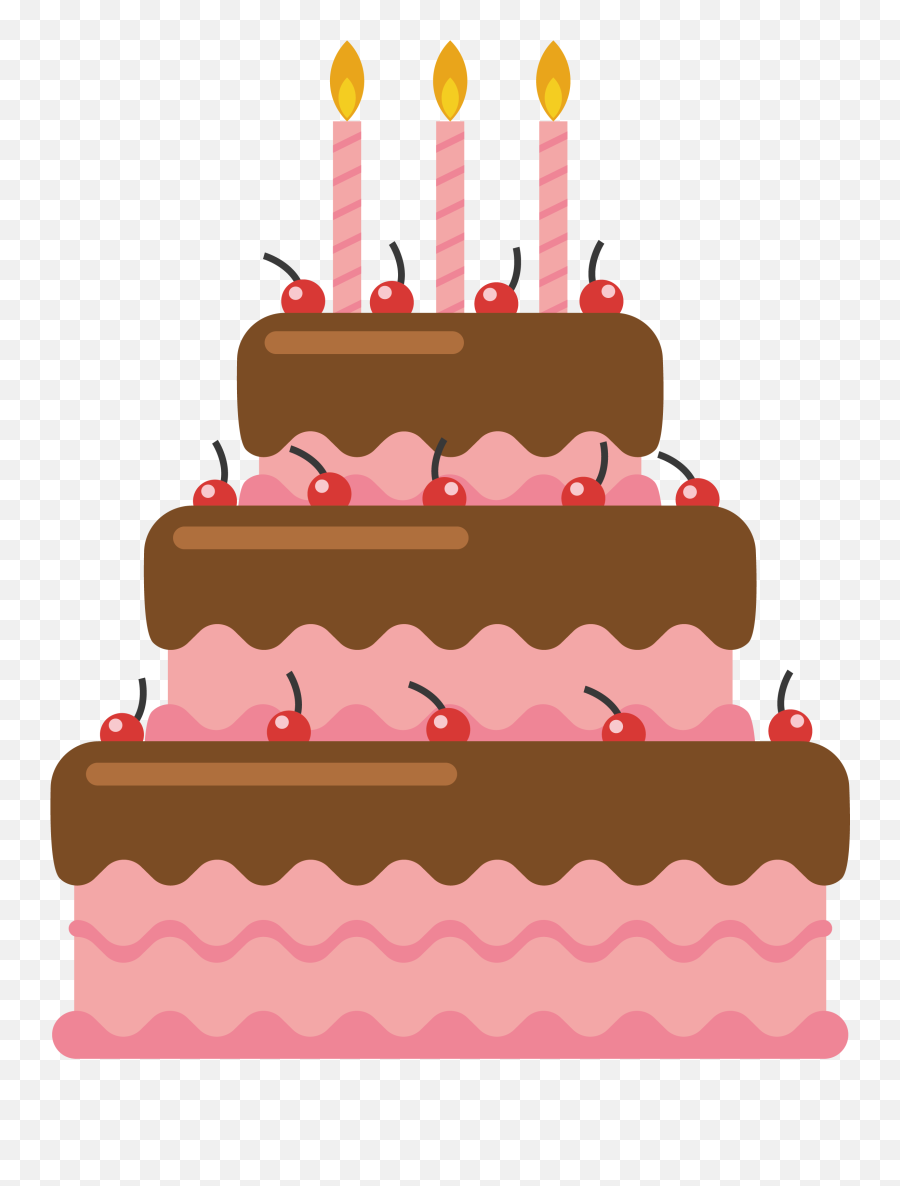 Birthday Cake Chocolate Cake Torte - Pink Chocolate Cake Png Pink Cake Png Emoji,Chocolate Cake Png