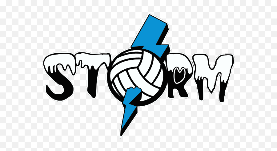 18u Chill - Adirondack Storm Volleyball Free Clip Art Volleyball Storm Emoji,Chill Clipart
