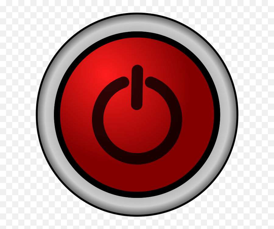 Power Switch Red 2 - Om Off Switch Logo Emoji,Switch Clipart