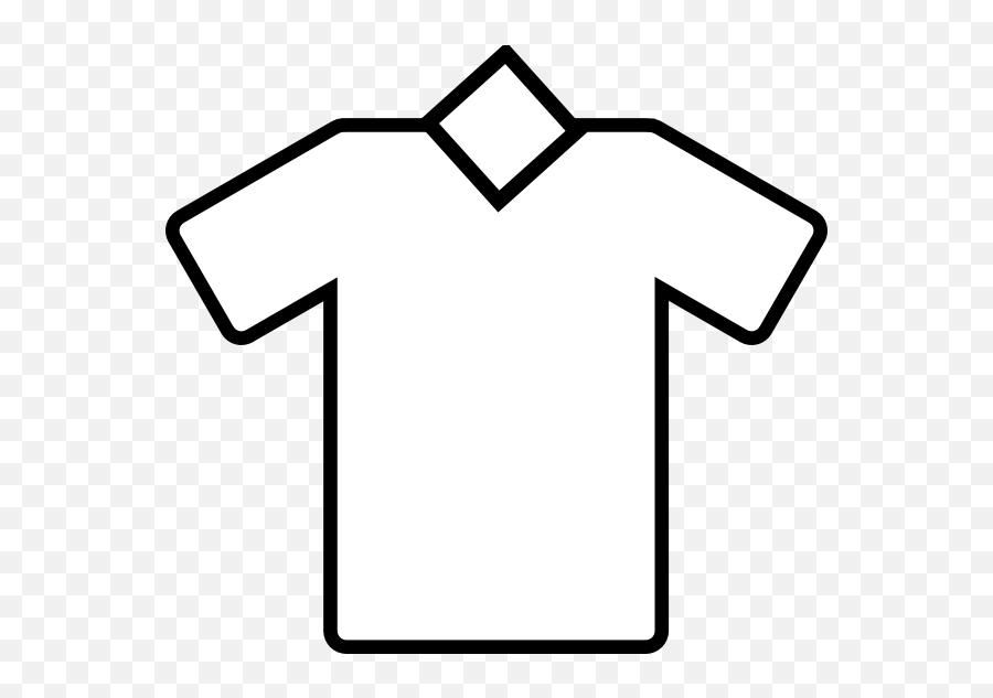 White Tshirt Vneck Clip Art At Clkercom - Vector Clip Art Emoji,White Tshirt Png
