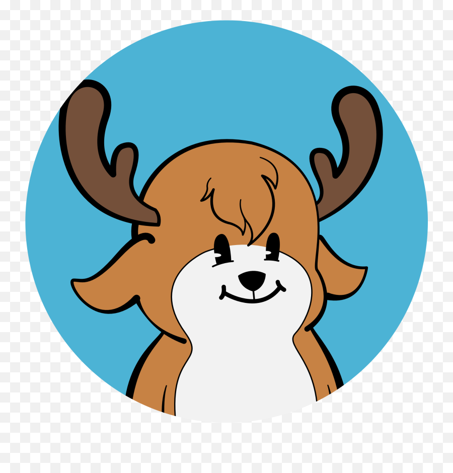 Tubby Reindeer Emoji,Avalanche Clipart