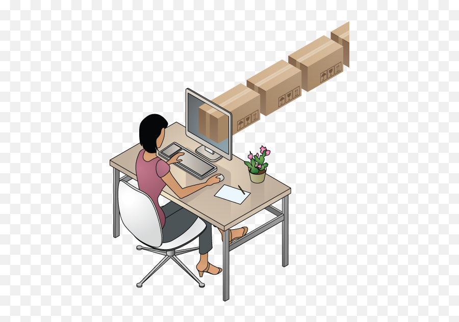 Warehouse U0026 Inventory Management Systems U0026 Logistics Emoji,People Sitting At Table Png